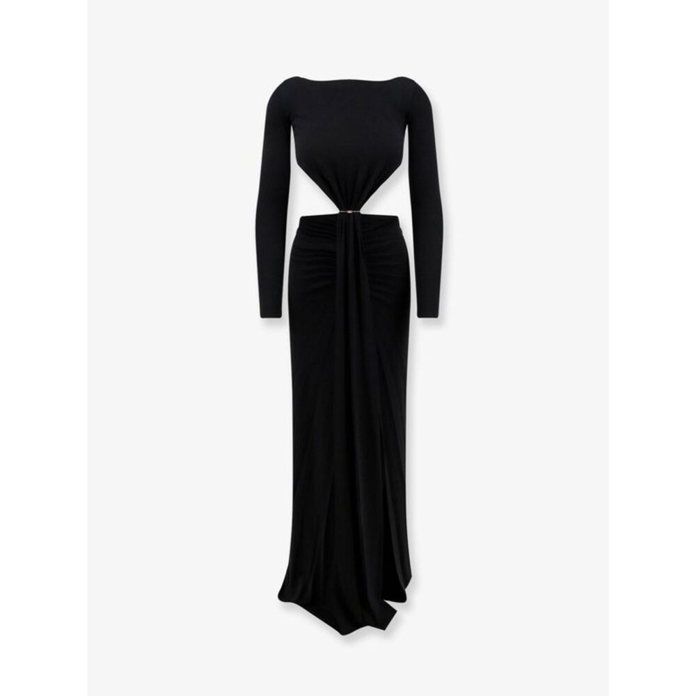 Elisabetta Franchi Women Red Carpet Stretch Viscose Dress